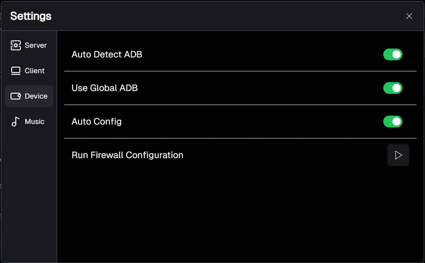 A reference image for the deskthing device settings